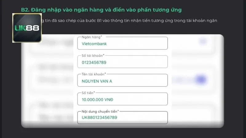 Nạp tiền UK88: Hướng dẫn chi tiết và thông tin quan trọng 2 3 điều kiện cơ bản để giao dịch nạp tiền