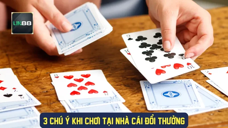 Phỏm Hoàng Kim: Thế Giới Bài Hấp Dẫn, Chiến Thuật Đỉnh Cao 4 3 chú ý khi chơi tại nhà cái đổi thưởng
