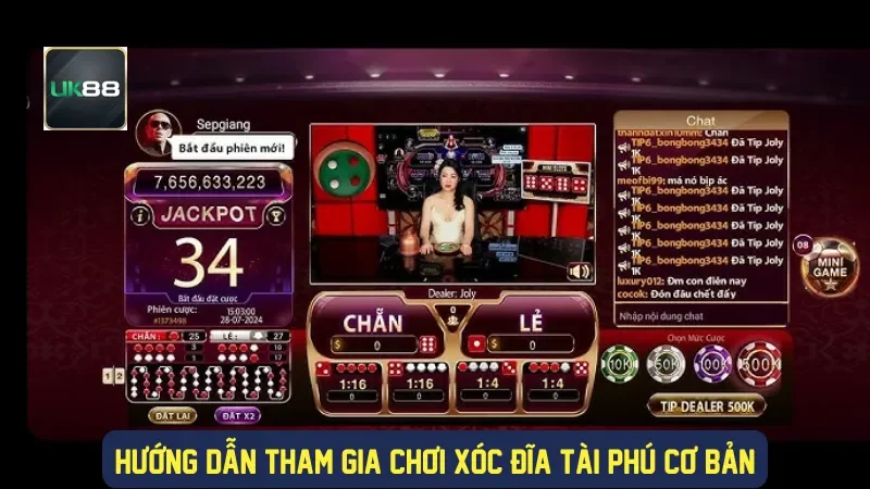 Xóc Đĩa Tài Phú: Trải Nghiệm Mới Lạ Với Phần Thưởng Hấp Dẫn 1 Hướng dẫn tham gia chơi xóc đĩa tài phú cơ bản
