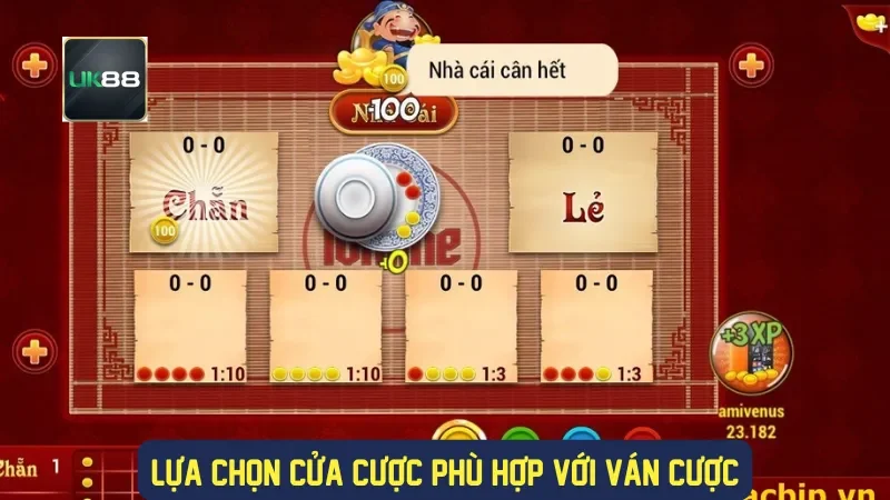 Xóc Đĩa Tài Phú: Trải Nghiệm Mới Lạ Với Phần Thưởng Hấp Dẫn 2 Lựa chọn cửa cược phù hợp với ván cược